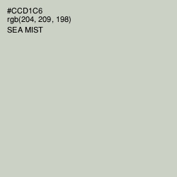 #CCD1C6 - Sea Mist Color Image